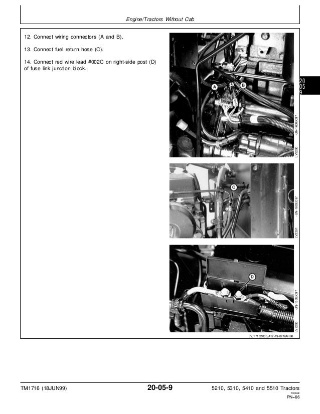 john deere 5210 tractor service repair manual